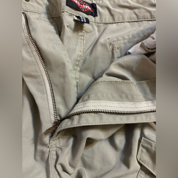 Tru-Spec 24/7 Ascent Pants 2 Pair Khaki Brown Men’s Size 42/34 Work Camping Hike - Picture 4 of 15